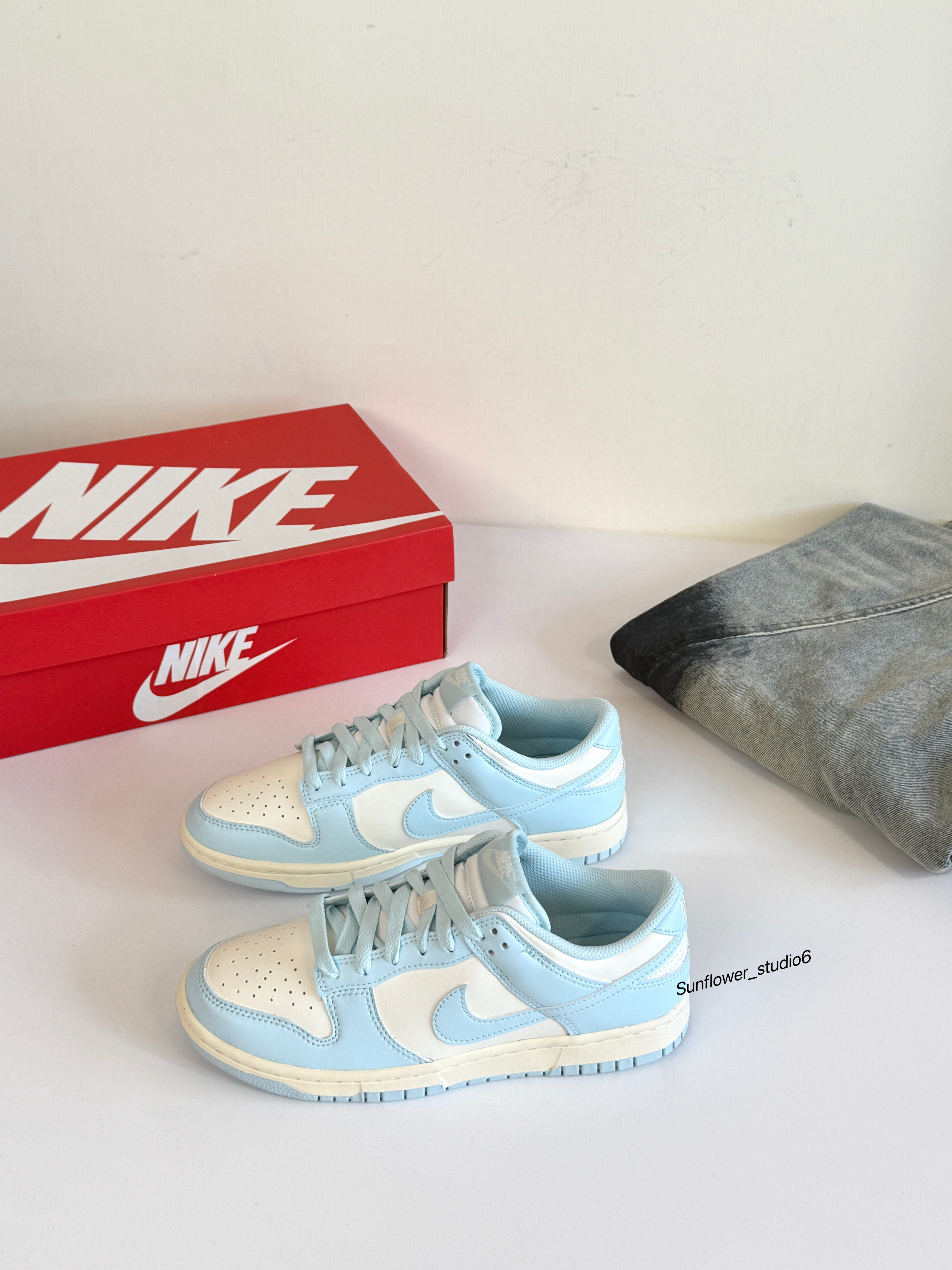 Nike Dunk Low 奶油海鹽 寶寶藍 藍白色 皮革 奶油底 男女款 HF5441-103/預購