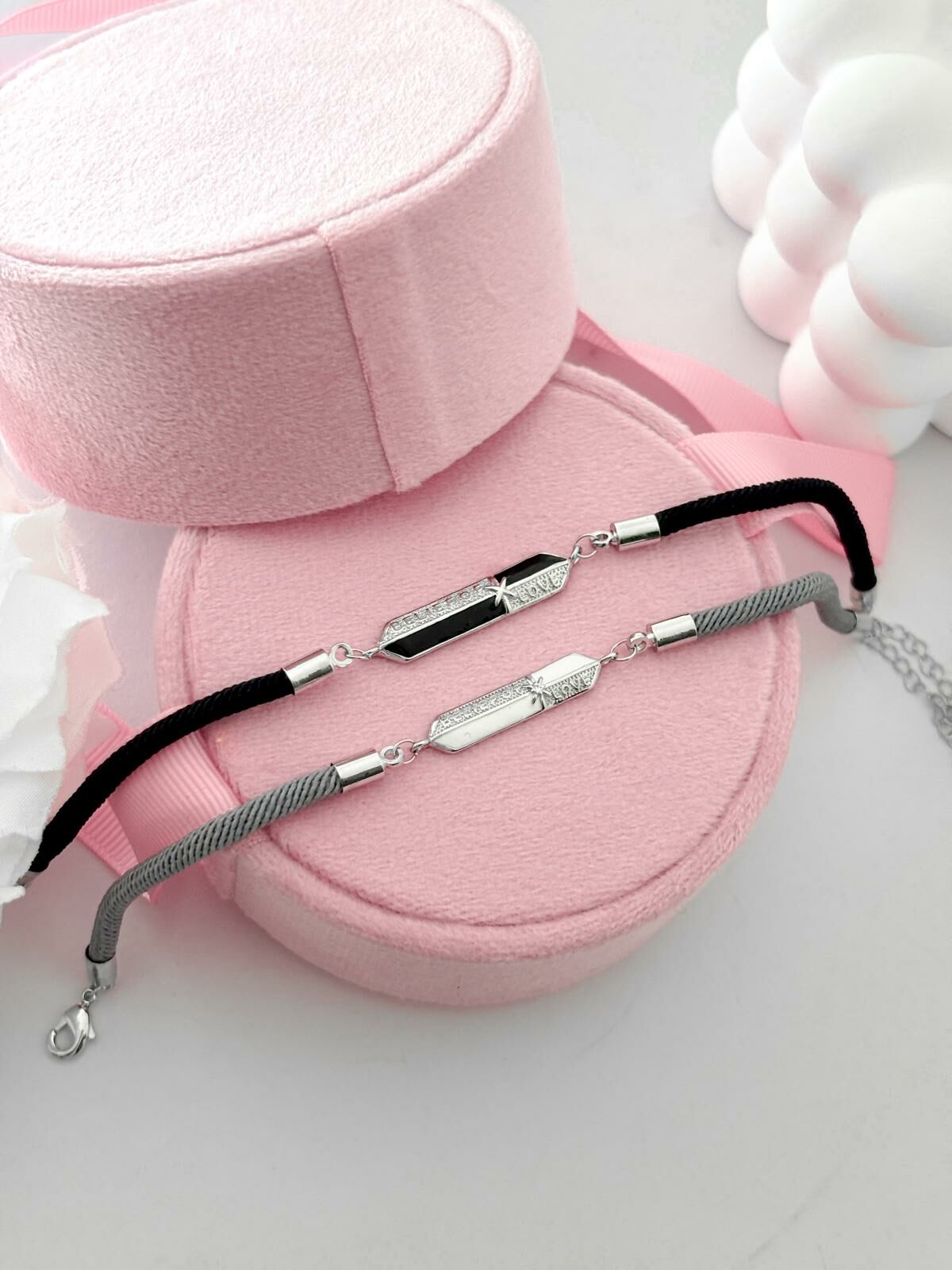 「Belief of Love」情侶手鏈 | 鍍銀 | 免費刻字