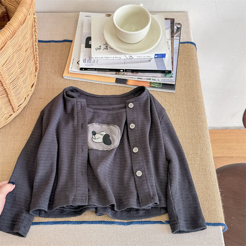 吊帶小狗背心+外套組