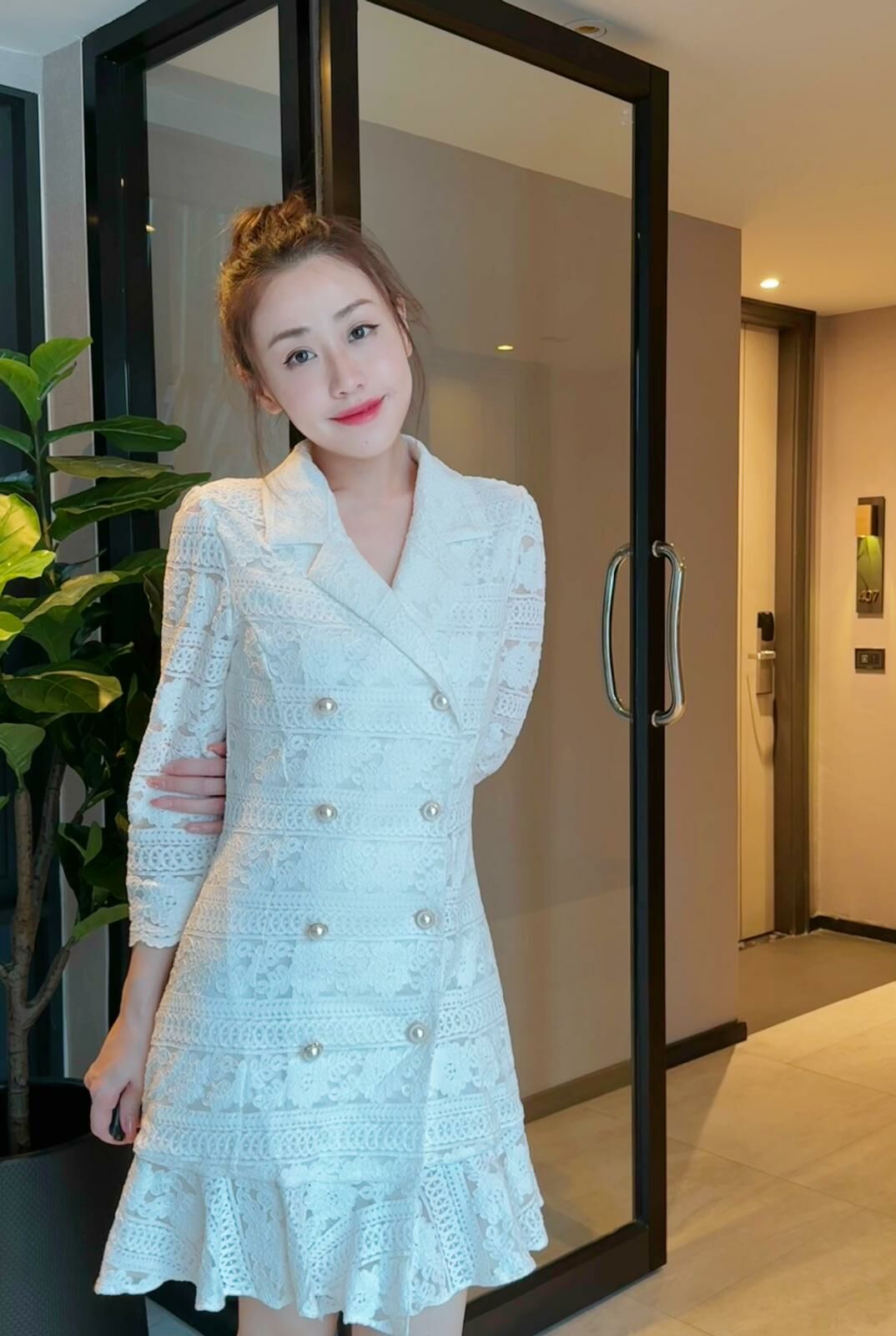 OP#6856 🤍The Tea Party Dress