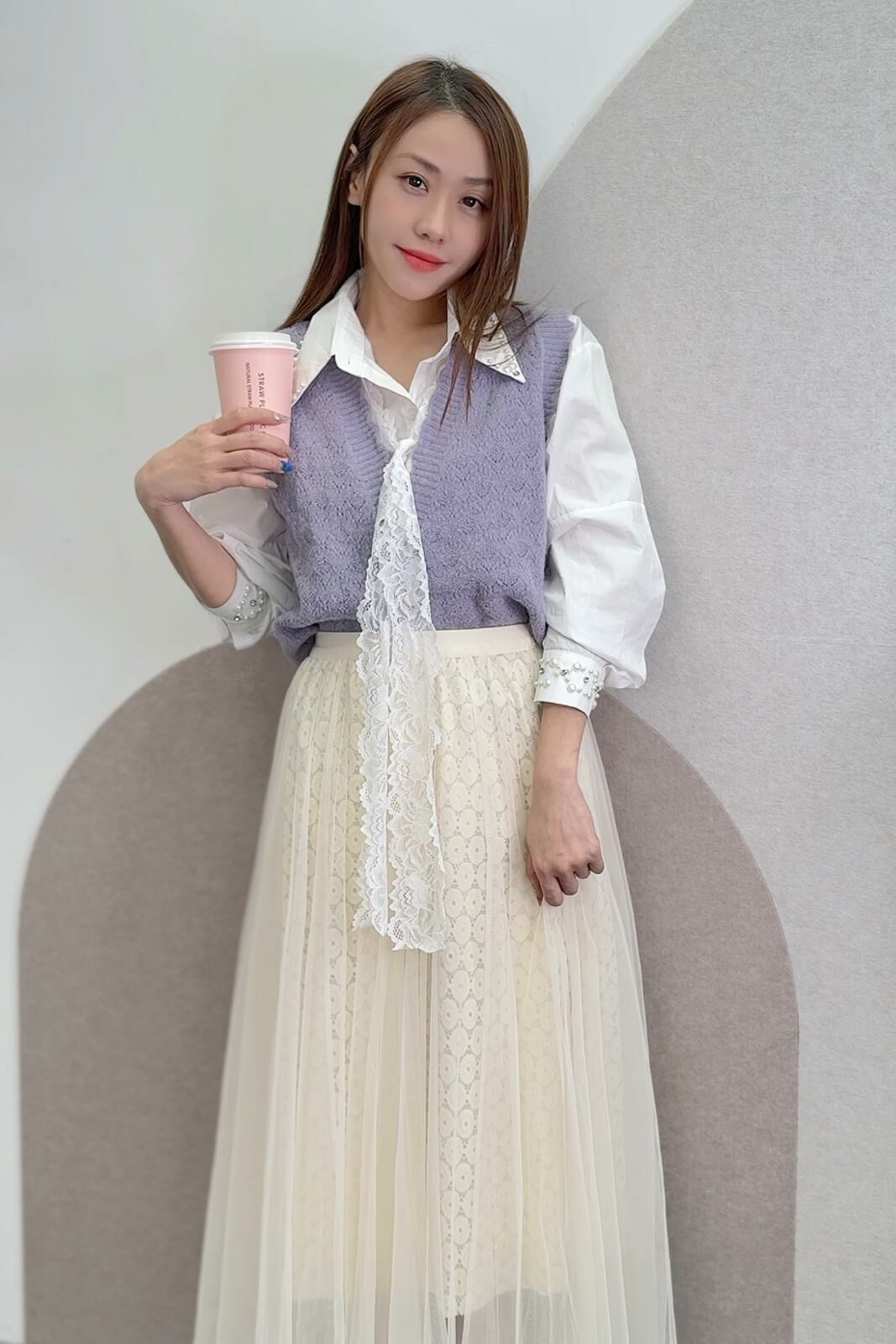 TOP#6855 🤍春天配搭靈魂珍珠恤衫