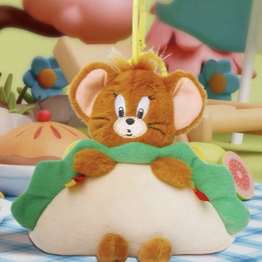 TOM&JERRY 傑利鼠 TACO餅造型 玩具 創意 吊飾/預購