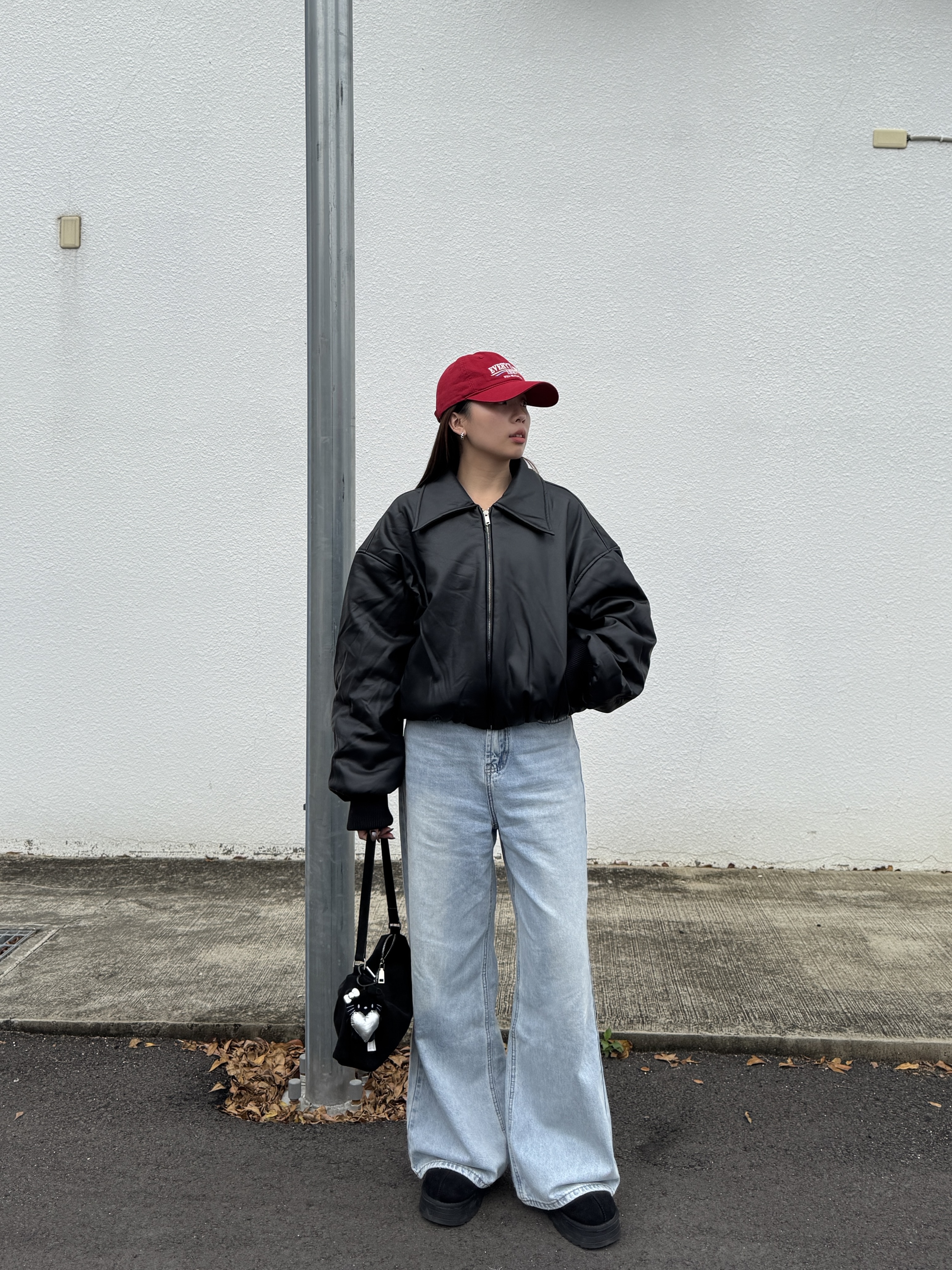 必買🔖Hailey的皮革短版鋪棉外套(2色)