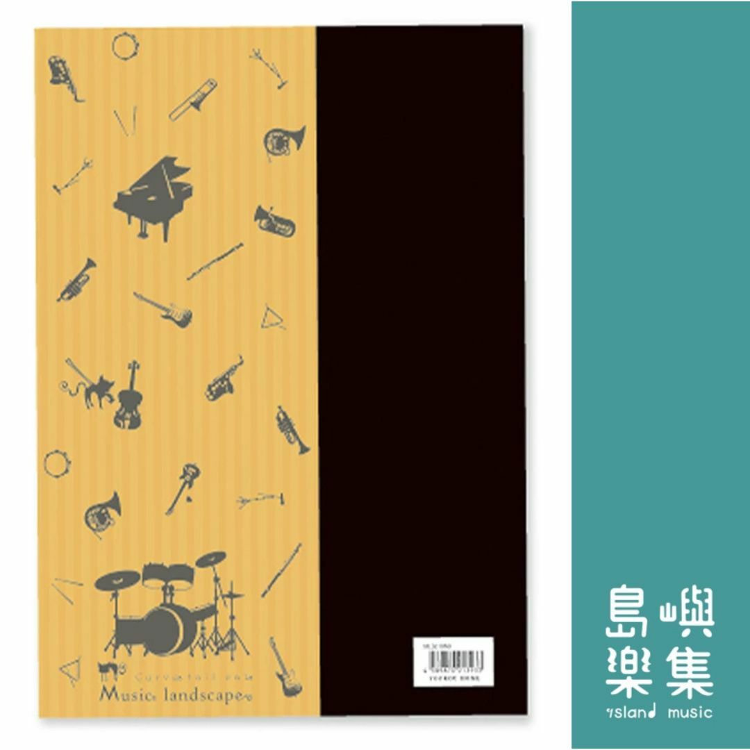 B5筆記本 - 貓×樂器