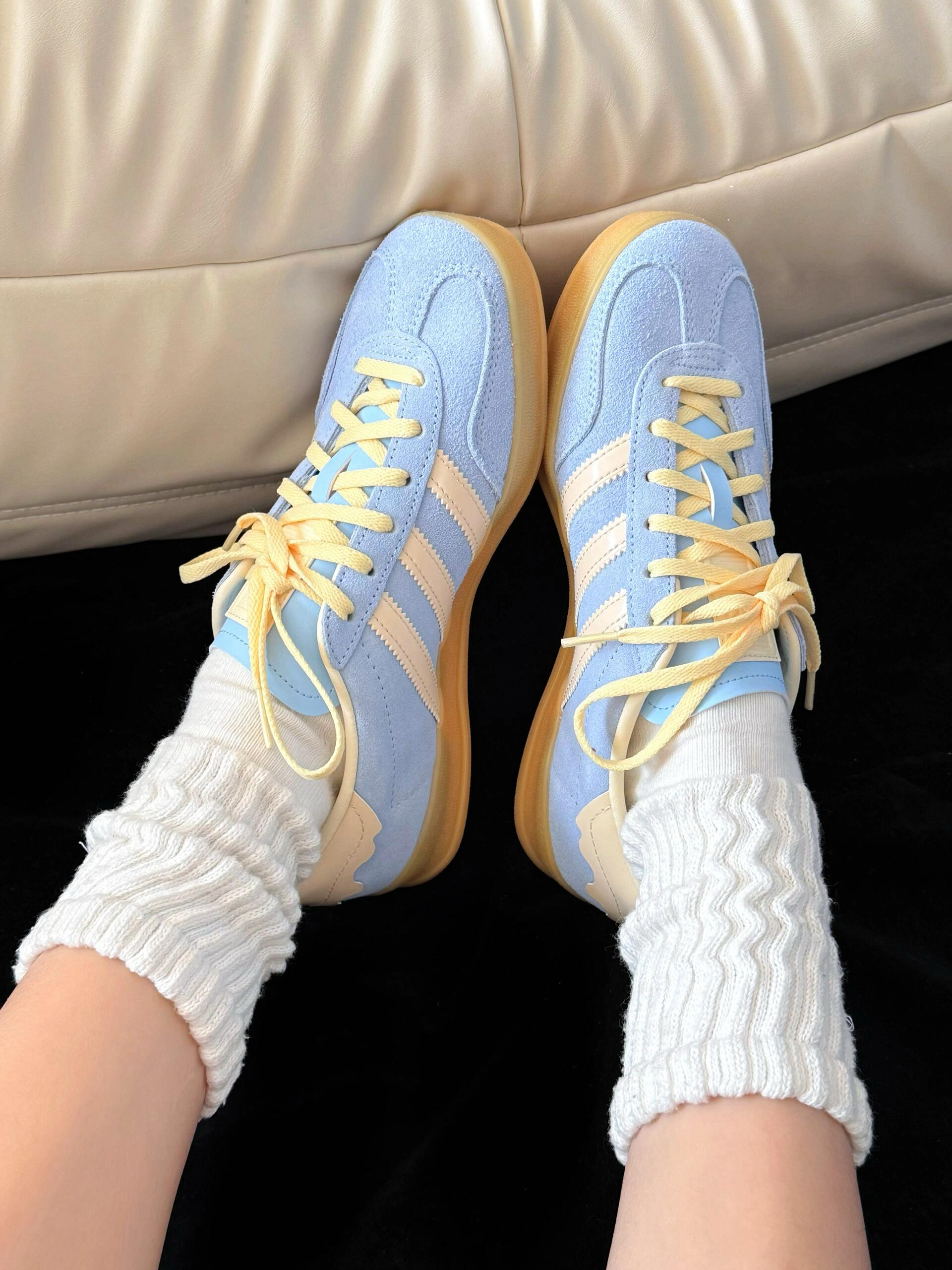 Adidas Originals Gazelle 藍莓芝士 融化 寶寶藍 黃色 焦糖底 復古 德訓鞋 T頭鞋 JR8029/預購