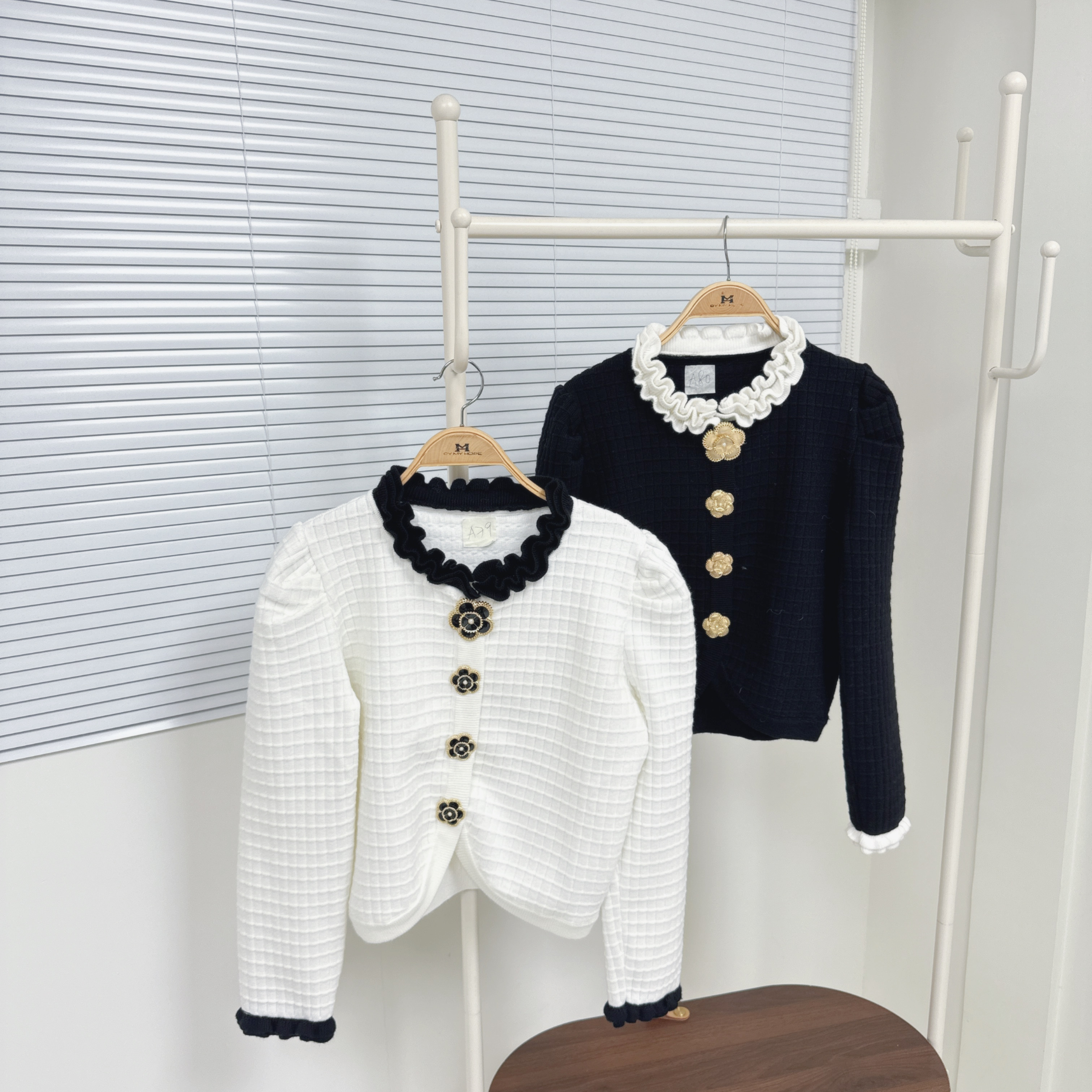 【Hoi2推介】A79-A80 大花花扣外套