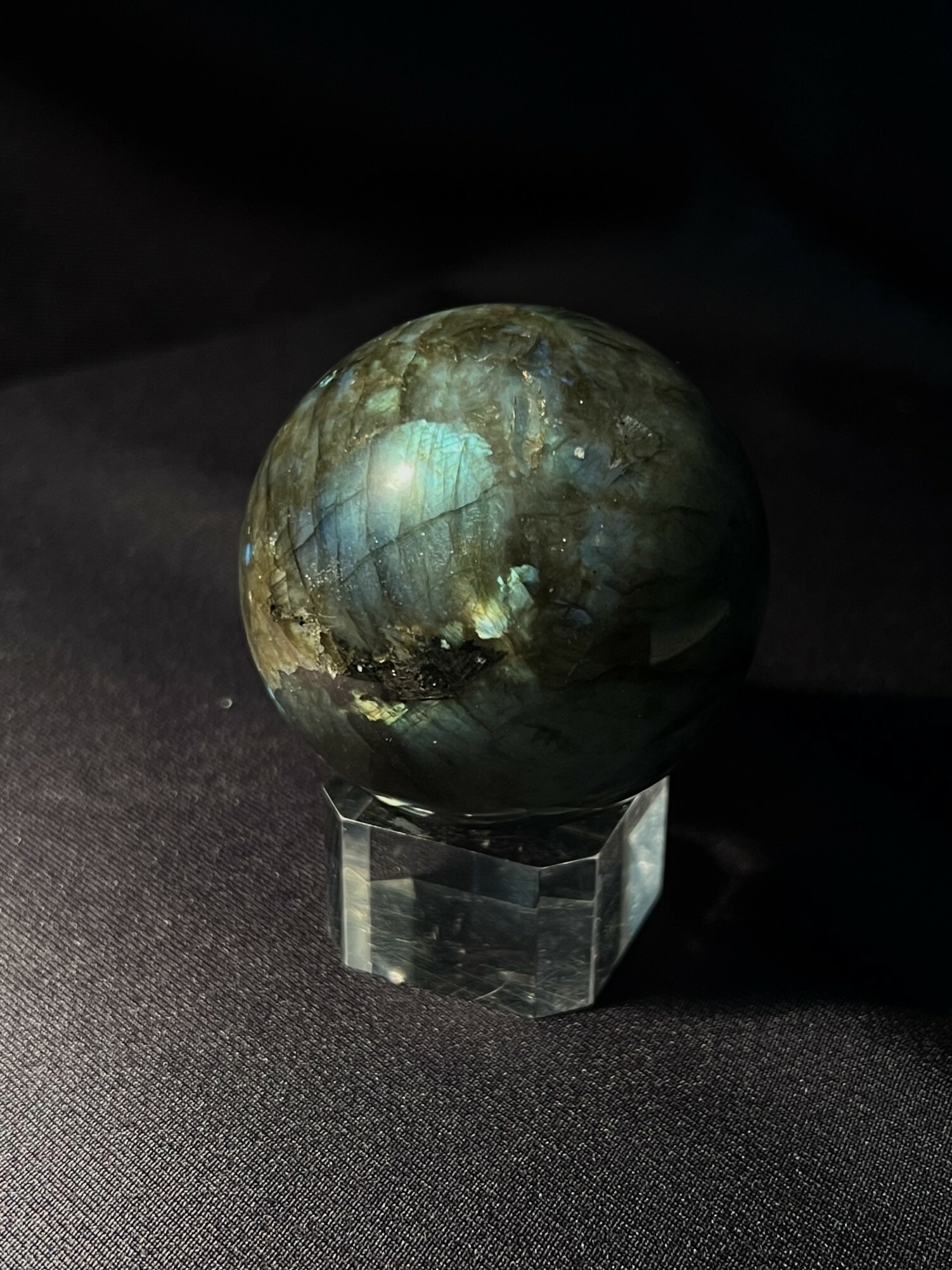 拉長石球 Labradorite