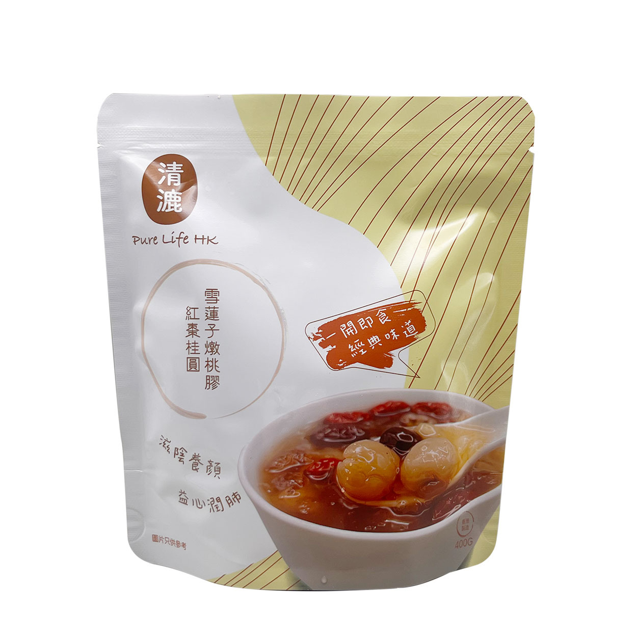 紅棗桂圓雪蓮子燉桃膠