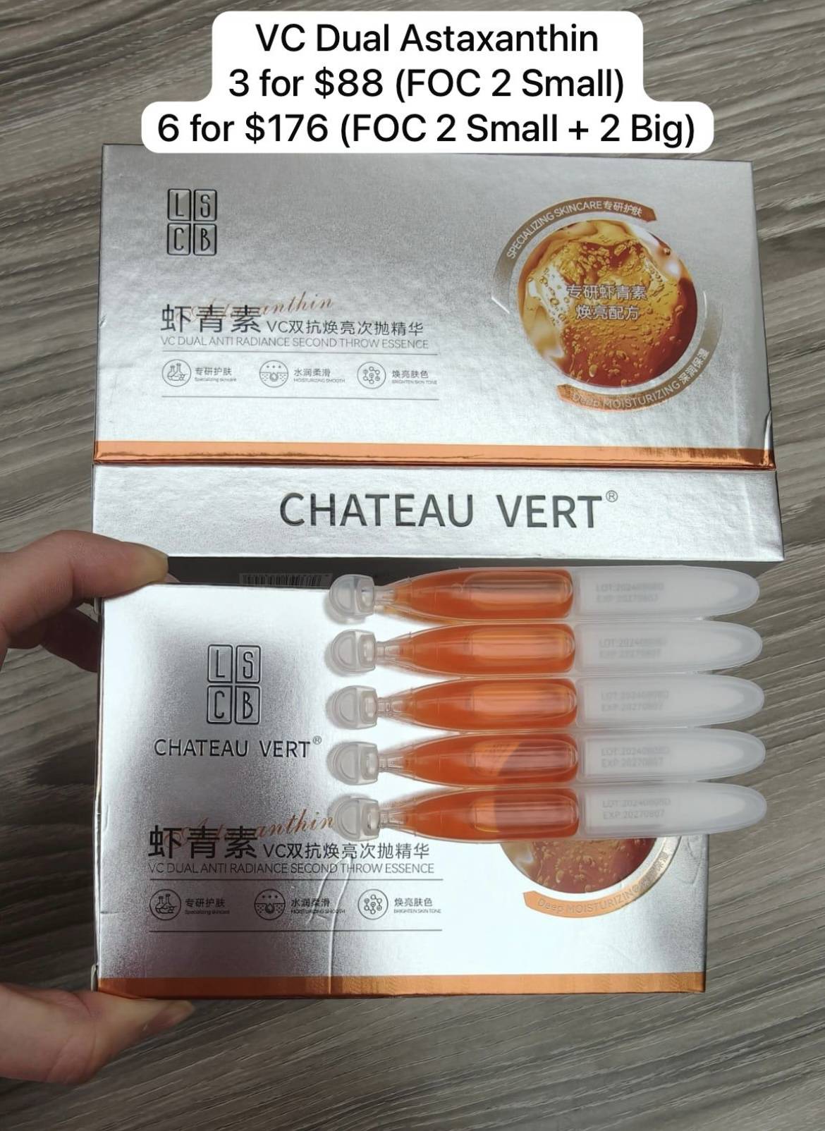6 VC DUAL ASTAXANTHIN (FOC 2 SMALL + 2 BIG)