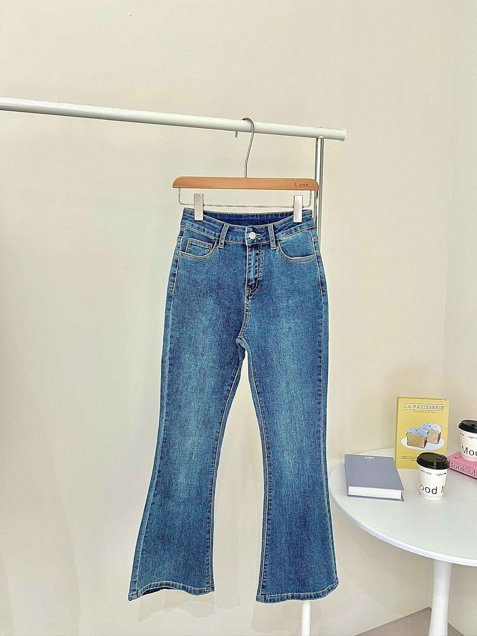 復古微喇叭牛仔褲