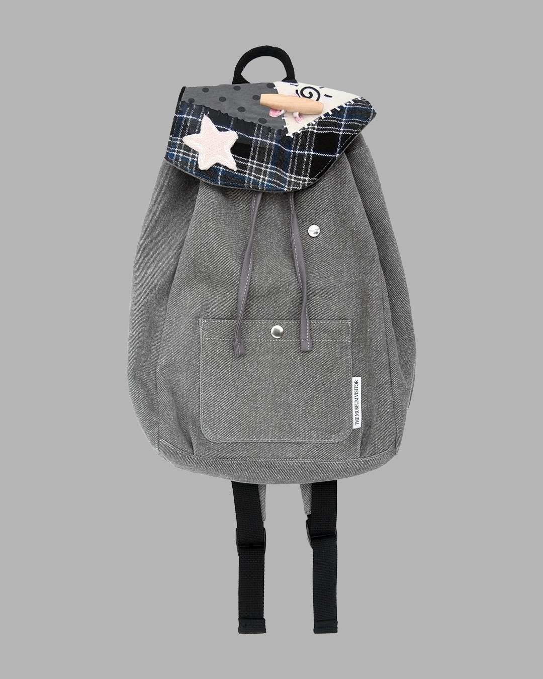 ★THE MUSEUM VISITOR★PATCHWORK STRING MINI BACKPACK 3色 PATCHWORK STRING MINI BACKPACK : THE MUSEUM VISITOR