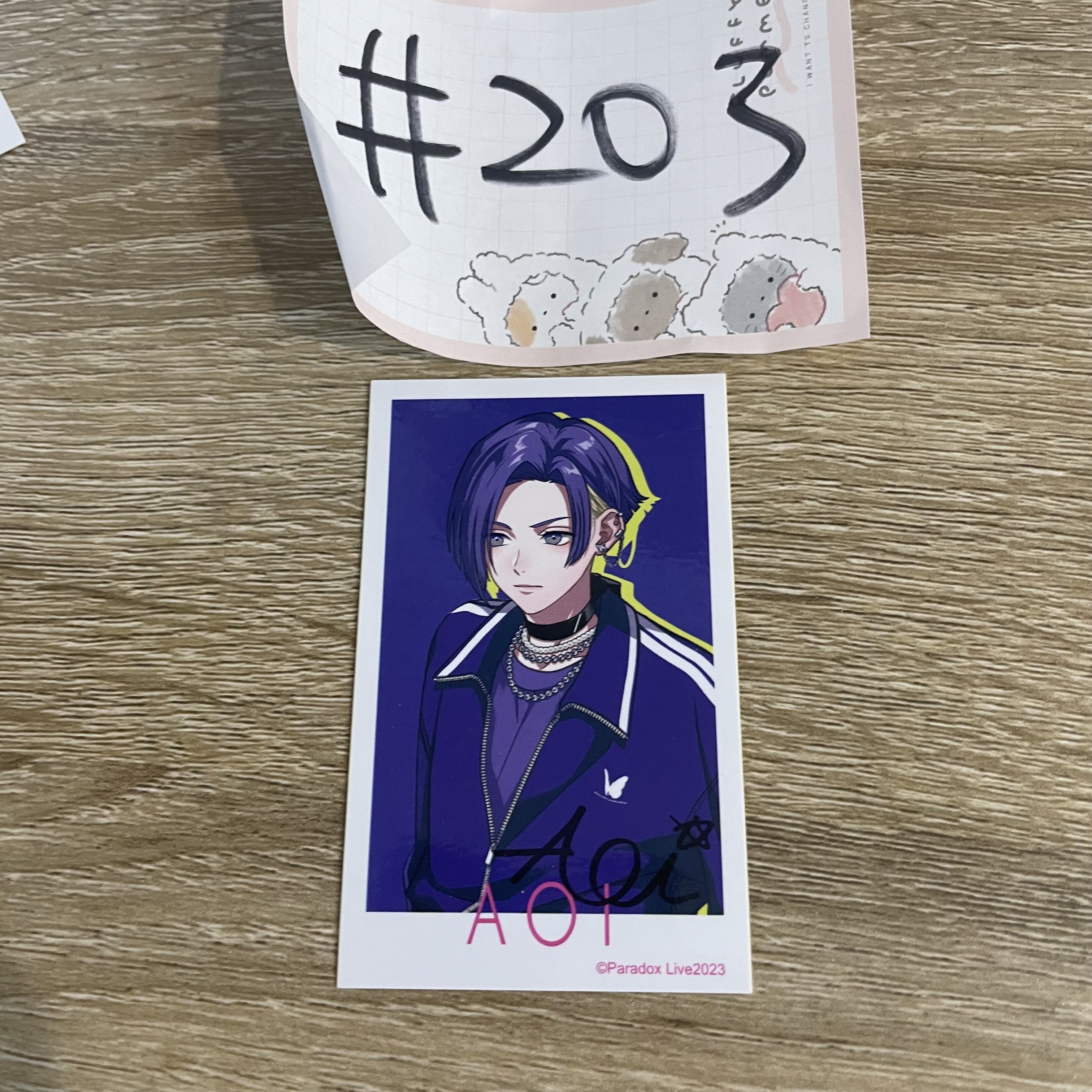 Paradox Live  葵 貼紙 #203