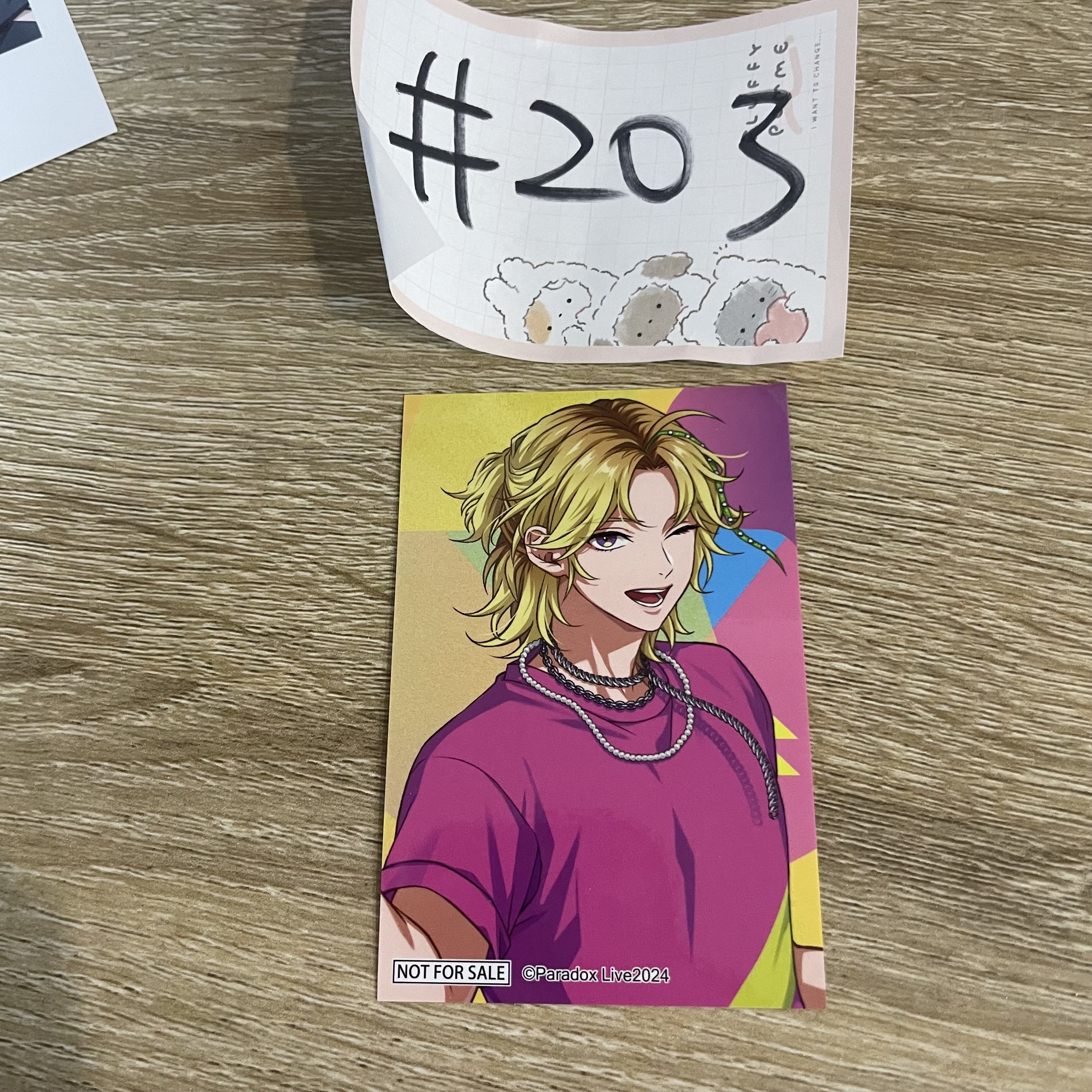 Paradox Live 斗真 貼紙#203