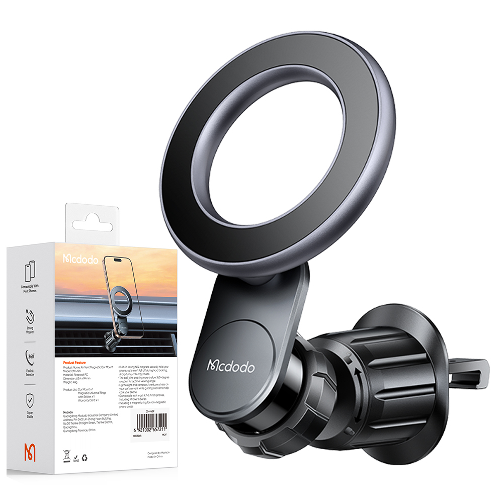Mcdodo 麥多多 磁吸出風口手機支架手機座車架車載車用 鷹勾系列