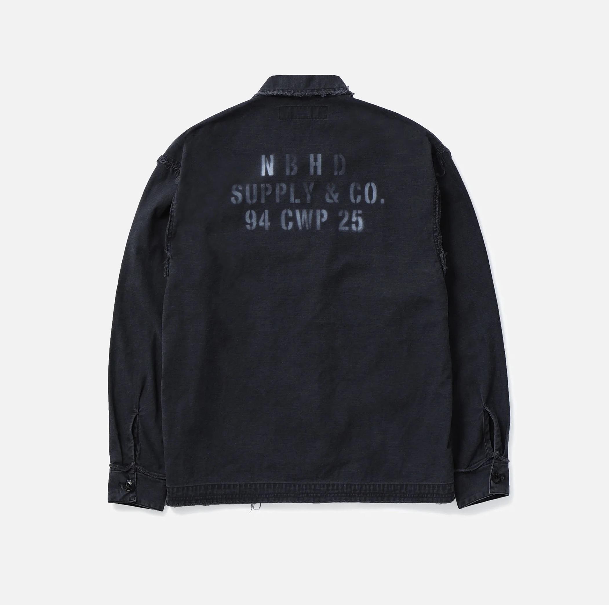 NEIGHBORHOOD 2025 S/S UNTRIMMED ZIP SHIRT LS - PRE ORDER ITEM (預訂中)