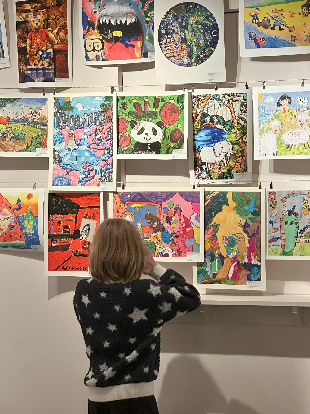 美國國際青少年繪畫比賽2024展覽觀賞情況