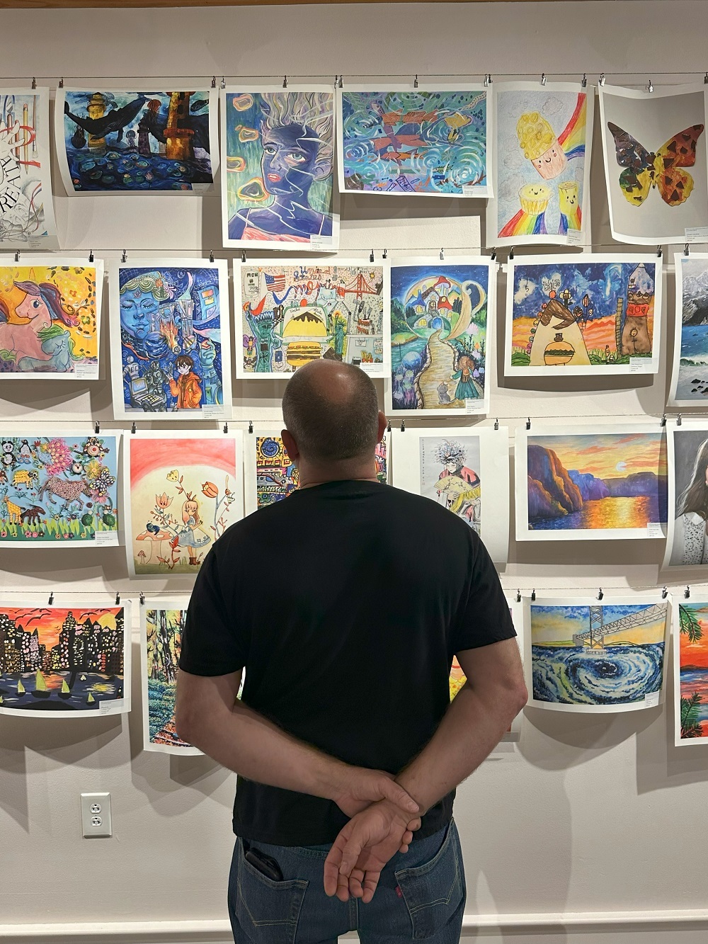 美國國際青少年繪畫比賽2024展覽觀賞情況