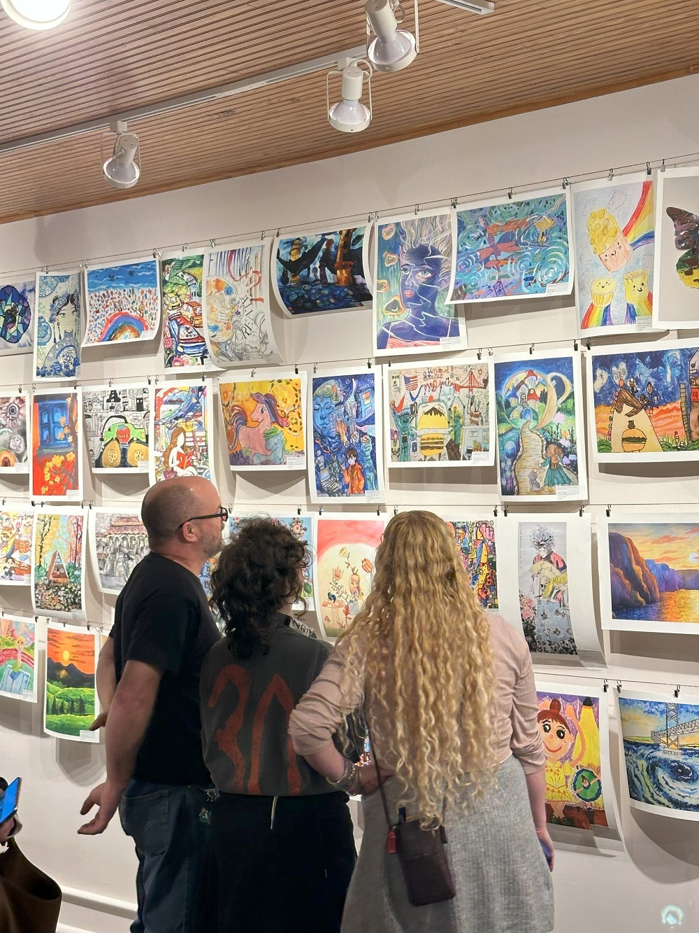 美國國際青少年繪畫比賽2024展覽觀賞情況