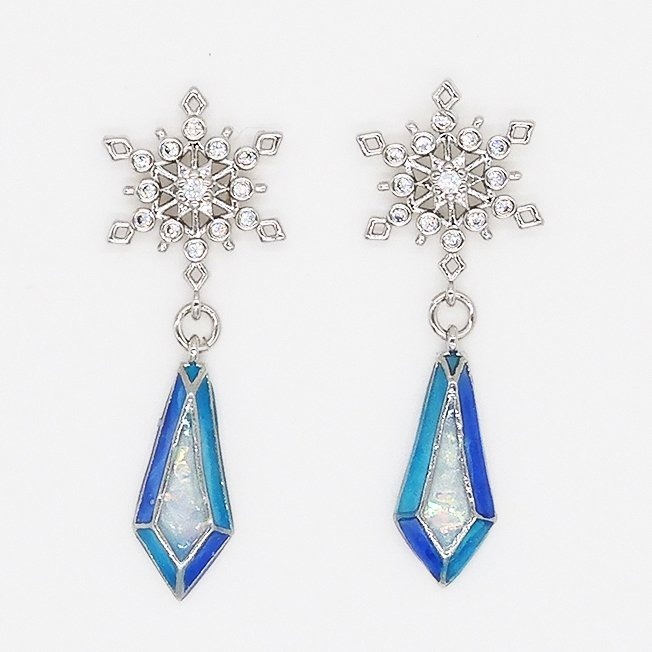 雪之女王耳環