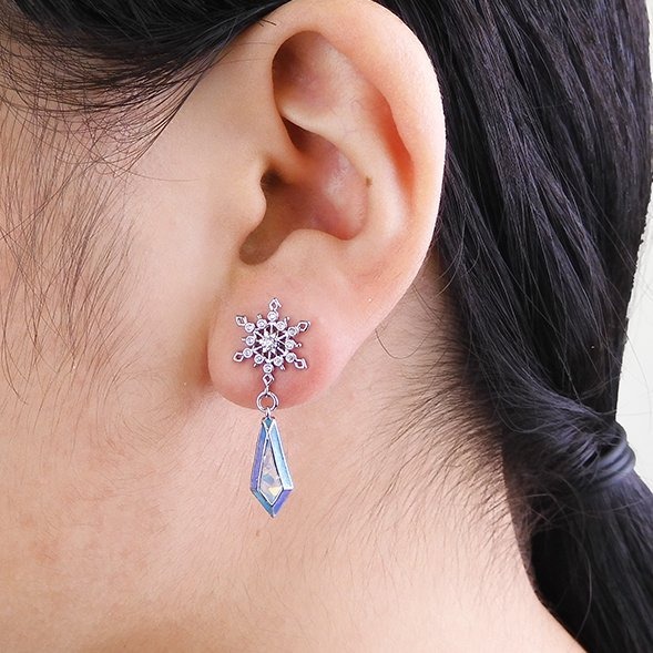 雪之女王耳環