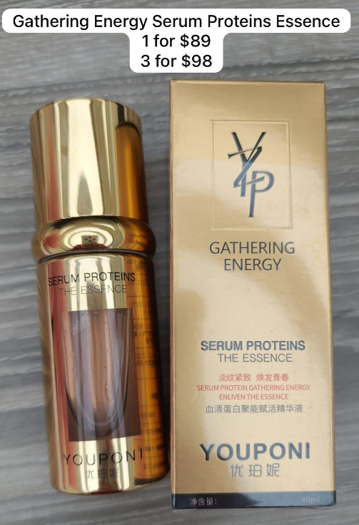 1 GATHERING ENERGY SERUM PROTEINS ESSENCE