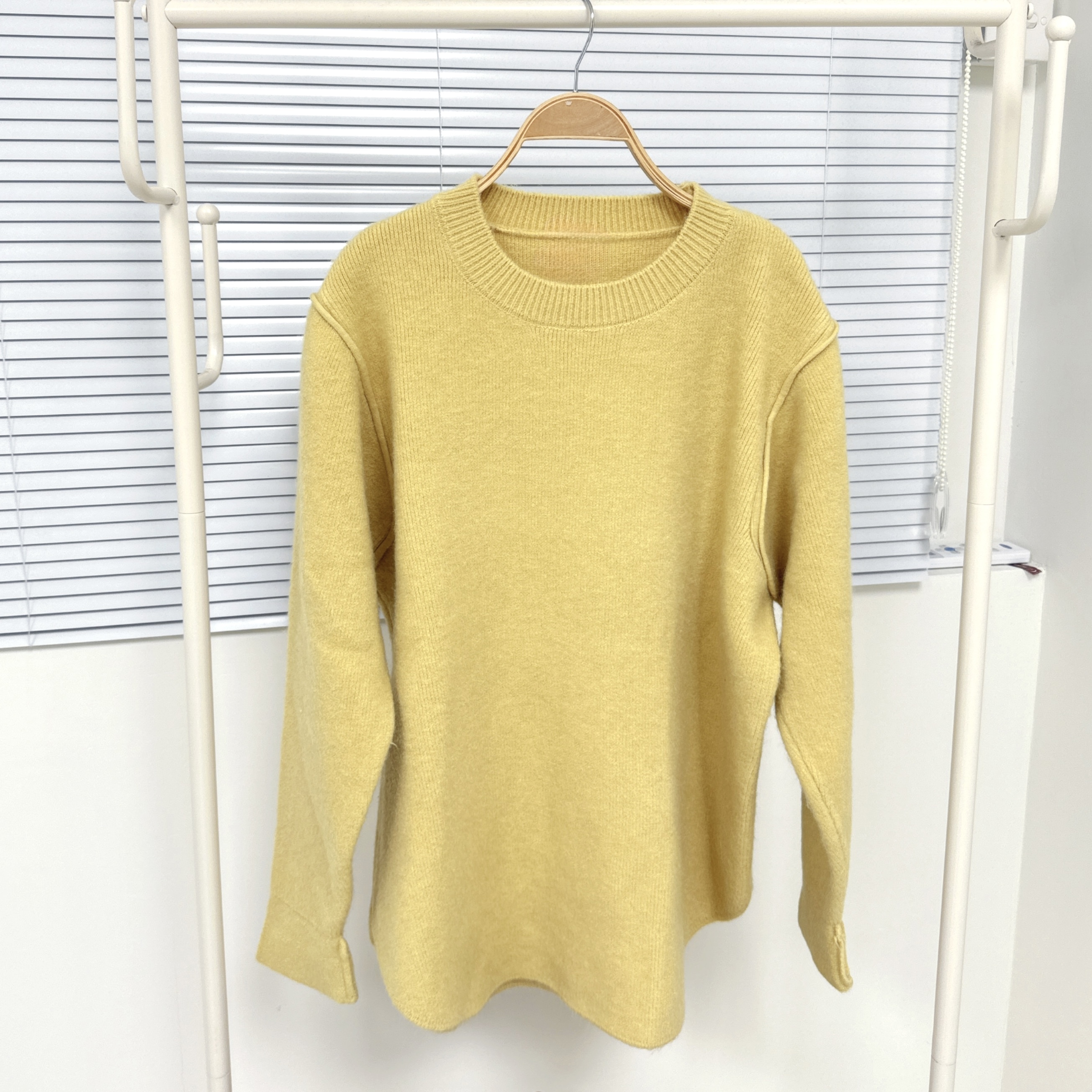 【Hoi2推介】A143 淨色毛衣