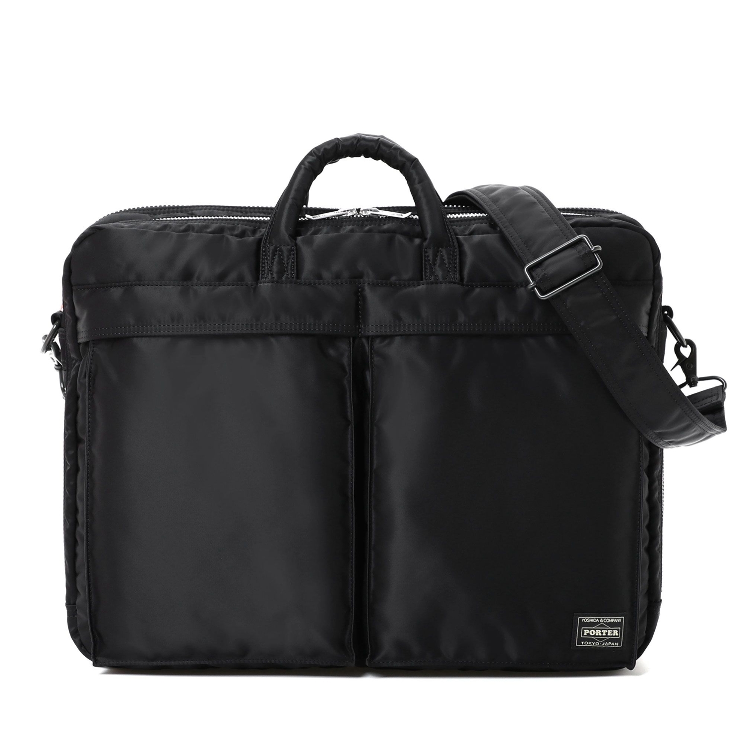 日本吉田包 PORTER / TANKER  2WAY DOCUMENT BAG W zip