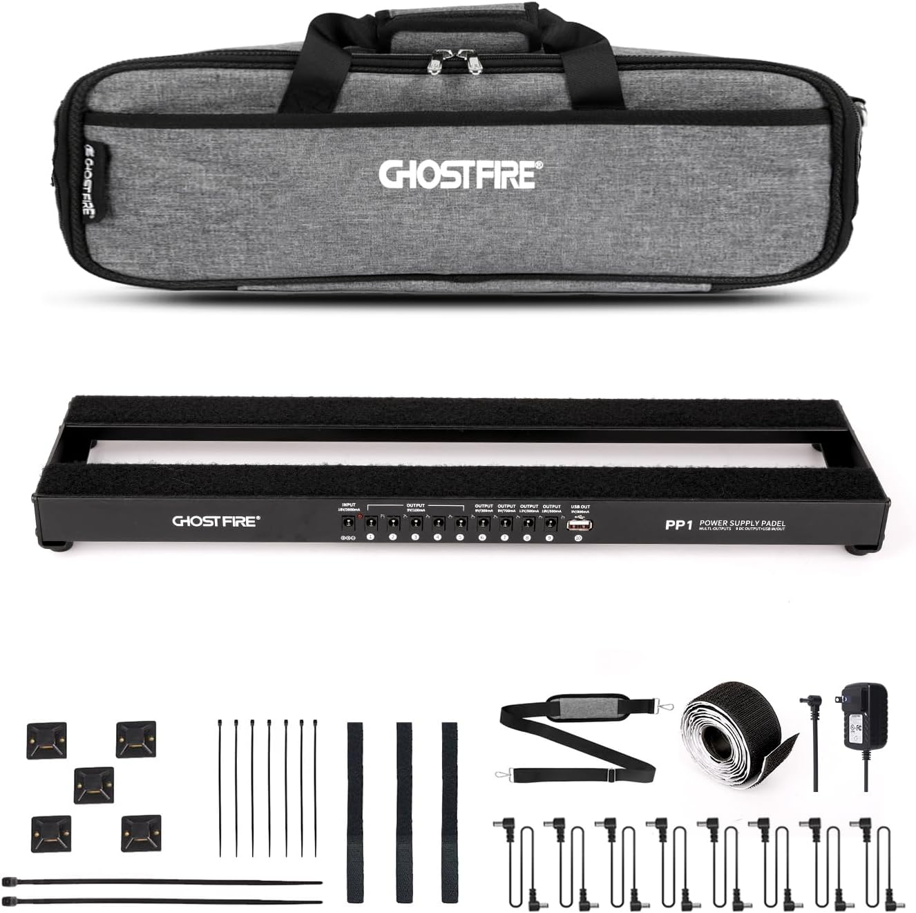 GHOST FIRE Ghost Fire PP1 PP Series 效果器盤 內建電供 含袋 — 三峽效果器