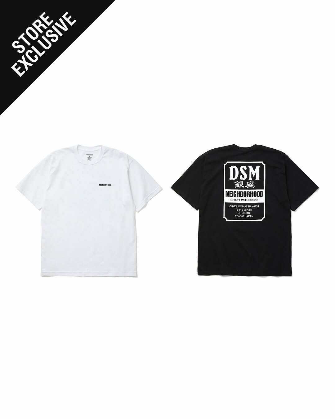 2025SS NEIGHBORHOOD DOVER STREET MARKET NBHD NH DSMG Tee SS 聯名 銀座 限定 短T 現貨 251PCNH-ST05S
