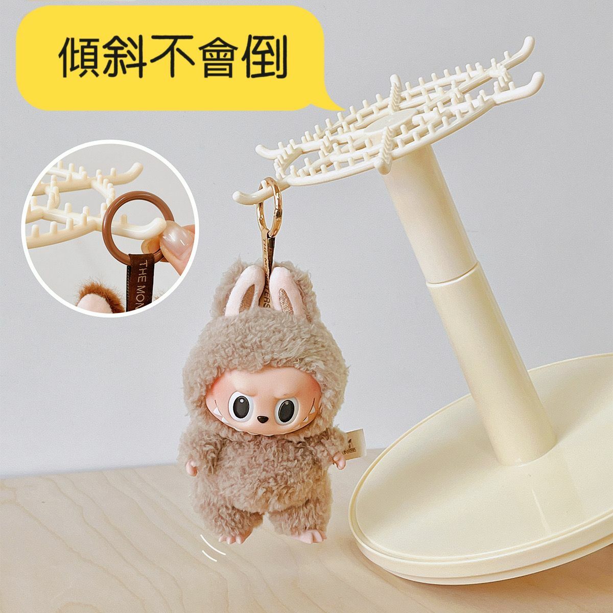 labubu crybaby 公仔旋轉收納保護盒