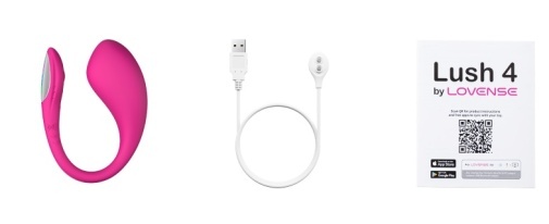 LOVENSE - Lush 4 - App-controlled G-Spot Vibrating Egg - Pink