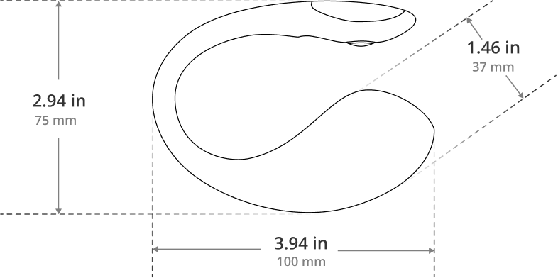 LOVENSE - Lush 4 - App-controlled G-Spot Vibrating Egg - Pink