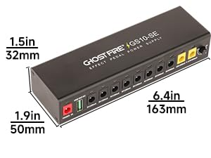 GHOST FIRE Ghost Fire GS10-SE 電源供應器 10路 4-12V 第 2 張圖片｜三峽吉他 / Bass