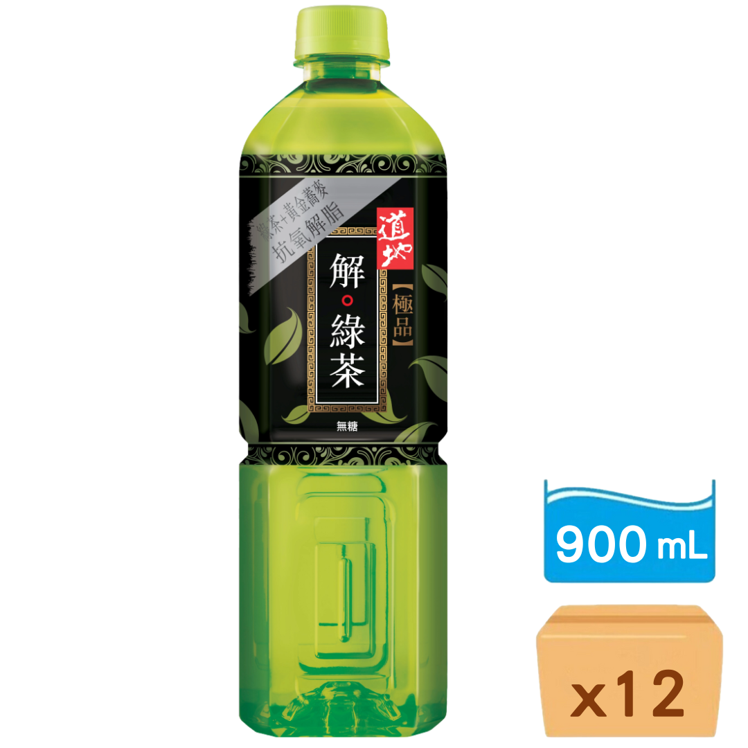 道地-極品解綠茶900ml x 12樽