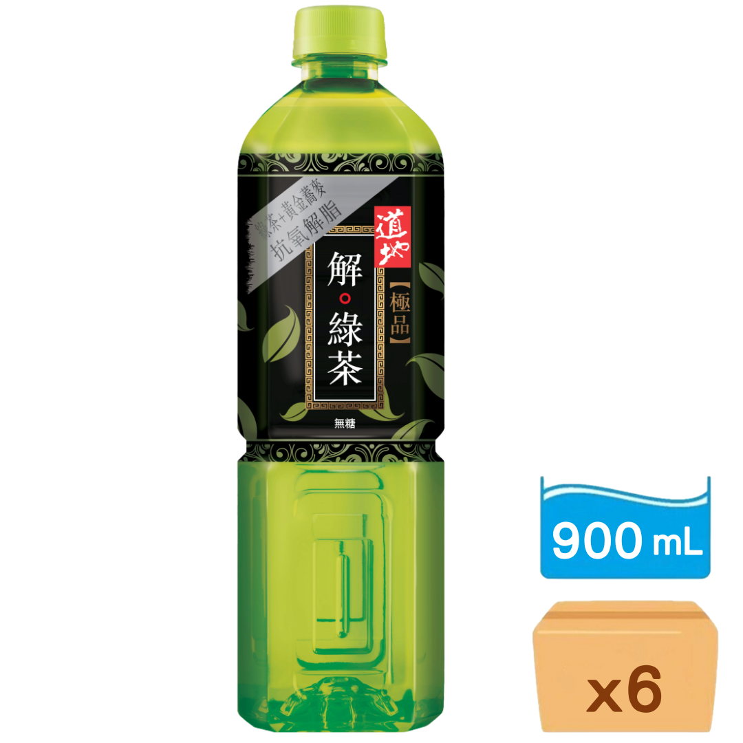 道地-極品解綠茶900ml x 6樽