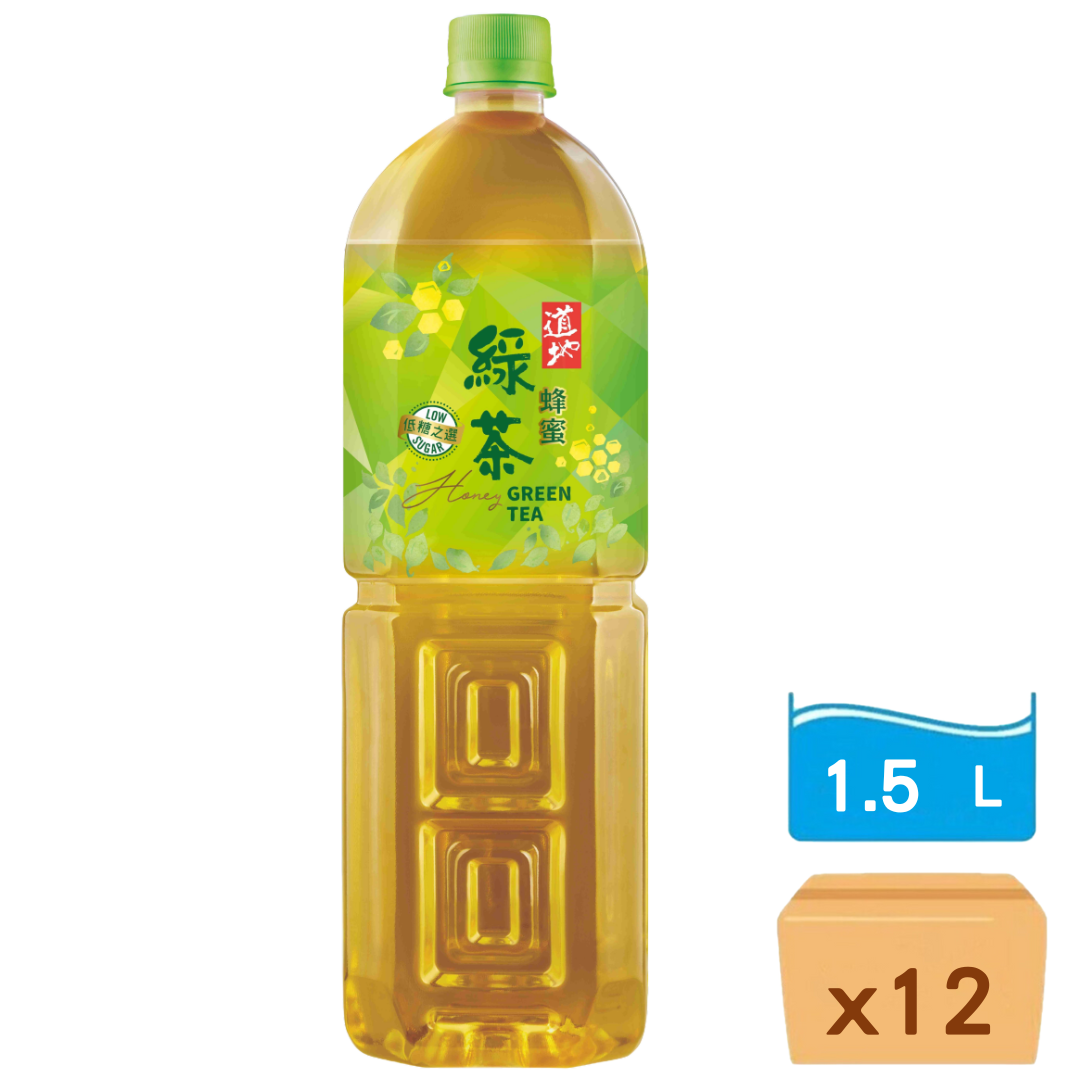 道地-蜂蜜綠茶1.5L x 12樽