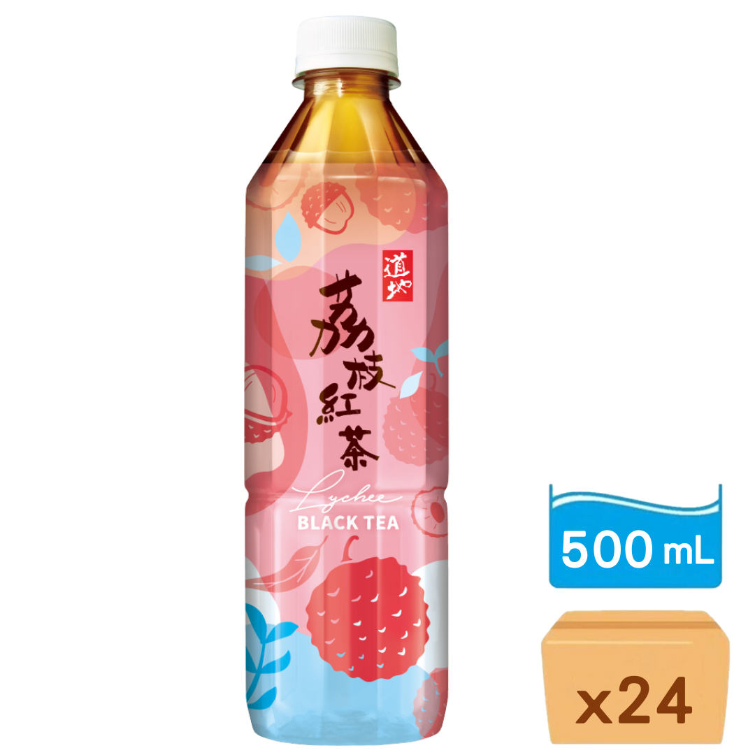 道地-荔枝紅茶 500ml x 24樽
