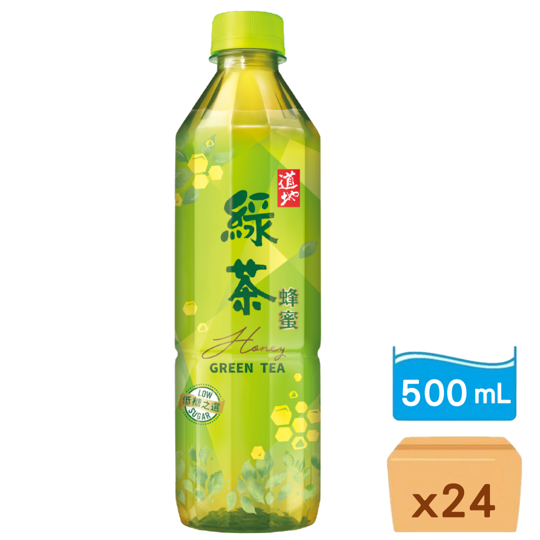 道地-蜂蜜綠茶 500ml x 24樽