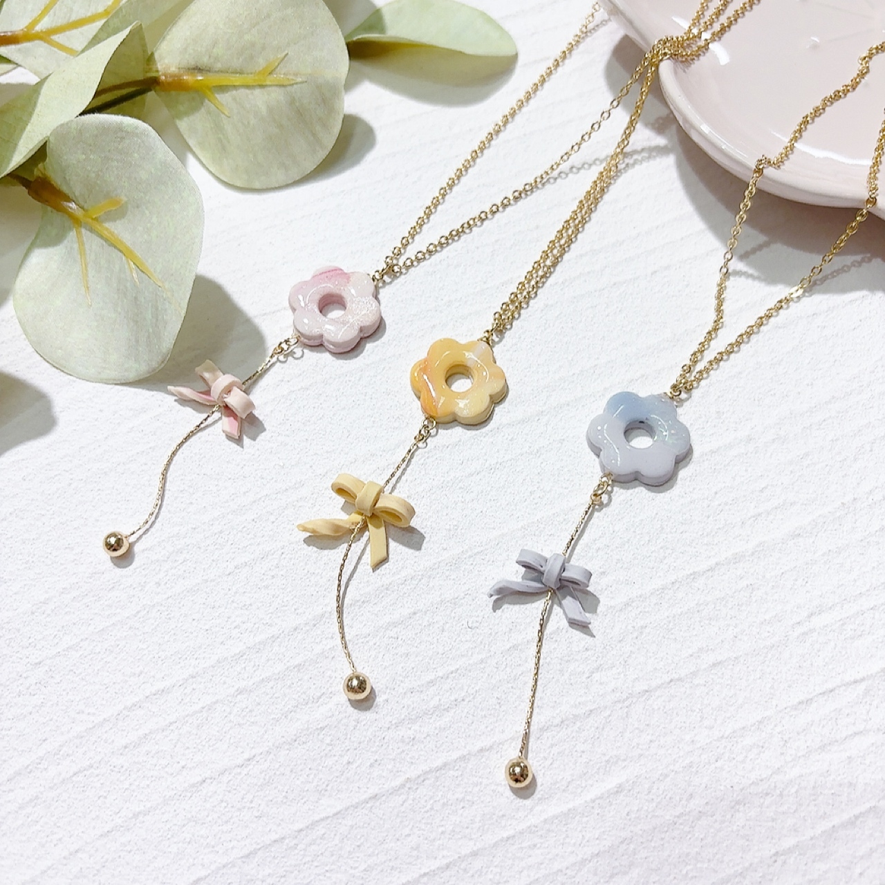 [手作家] 花朵頸鏈