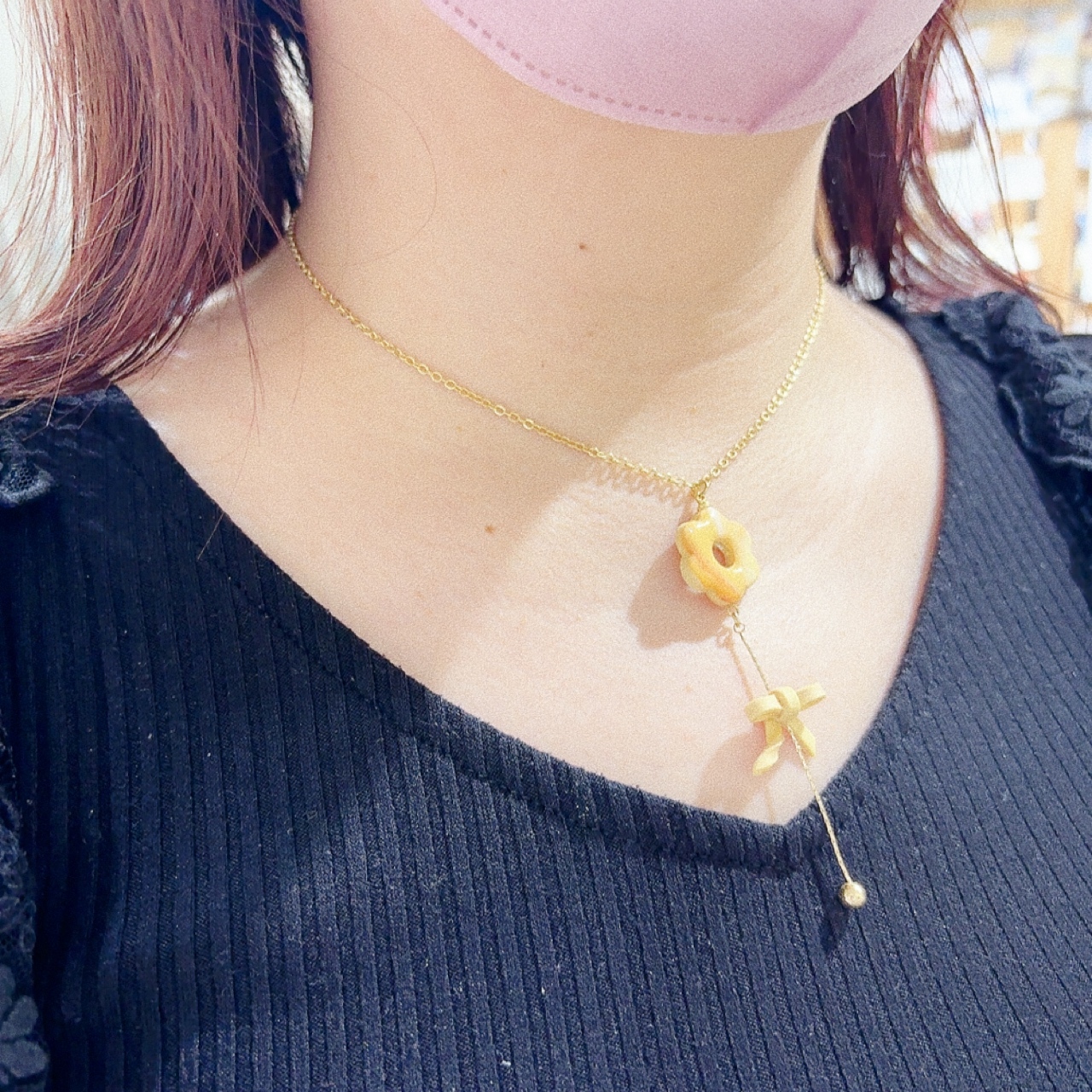 [手作家] 花朵頸鏈