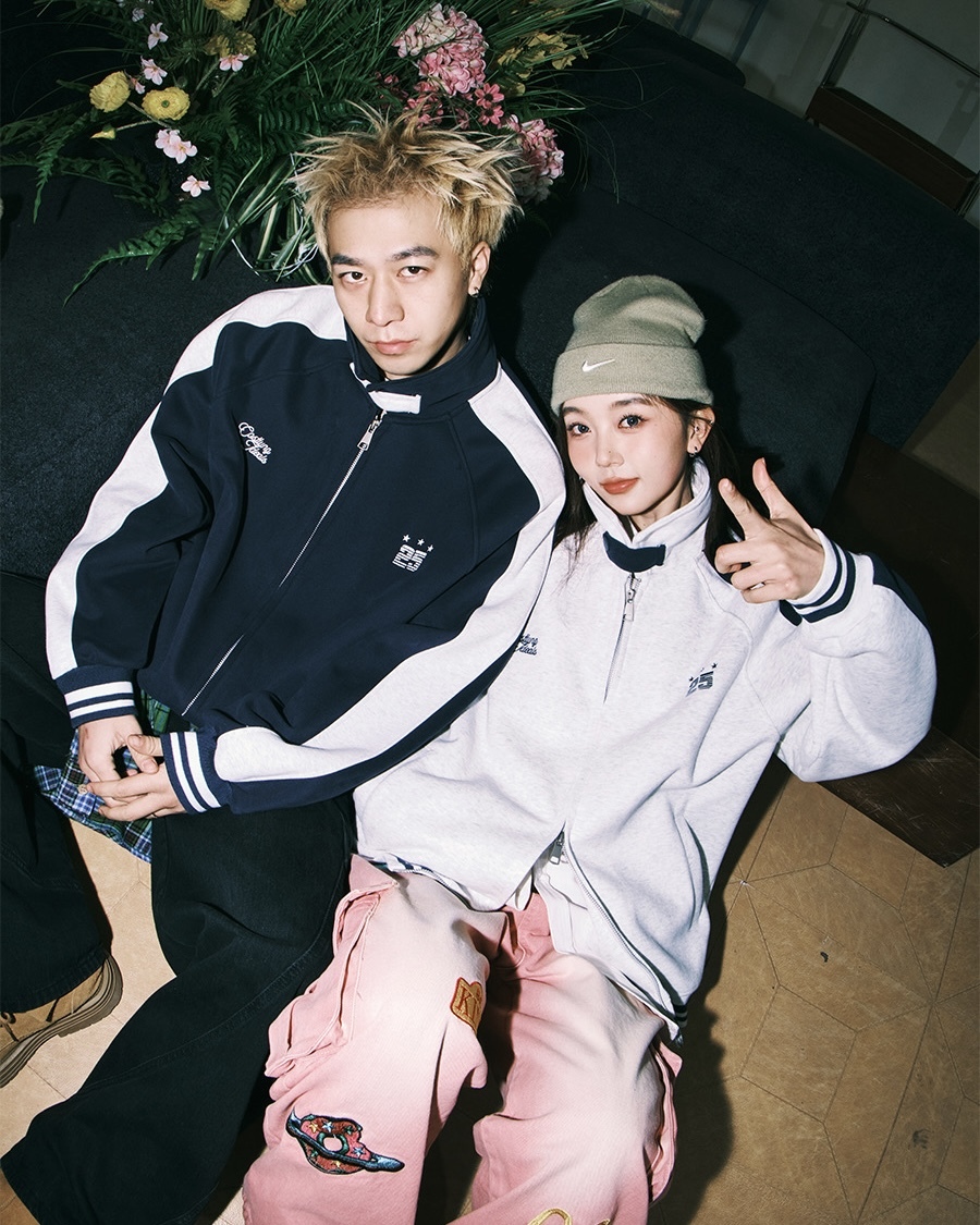 LEMANISM 差肩袖 撞色 機車領外套