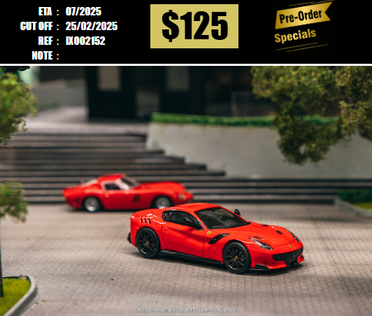 PO-$125 * IXO * 1:64 FERRARI F12 TDF 2015 English Version [OD15/02]