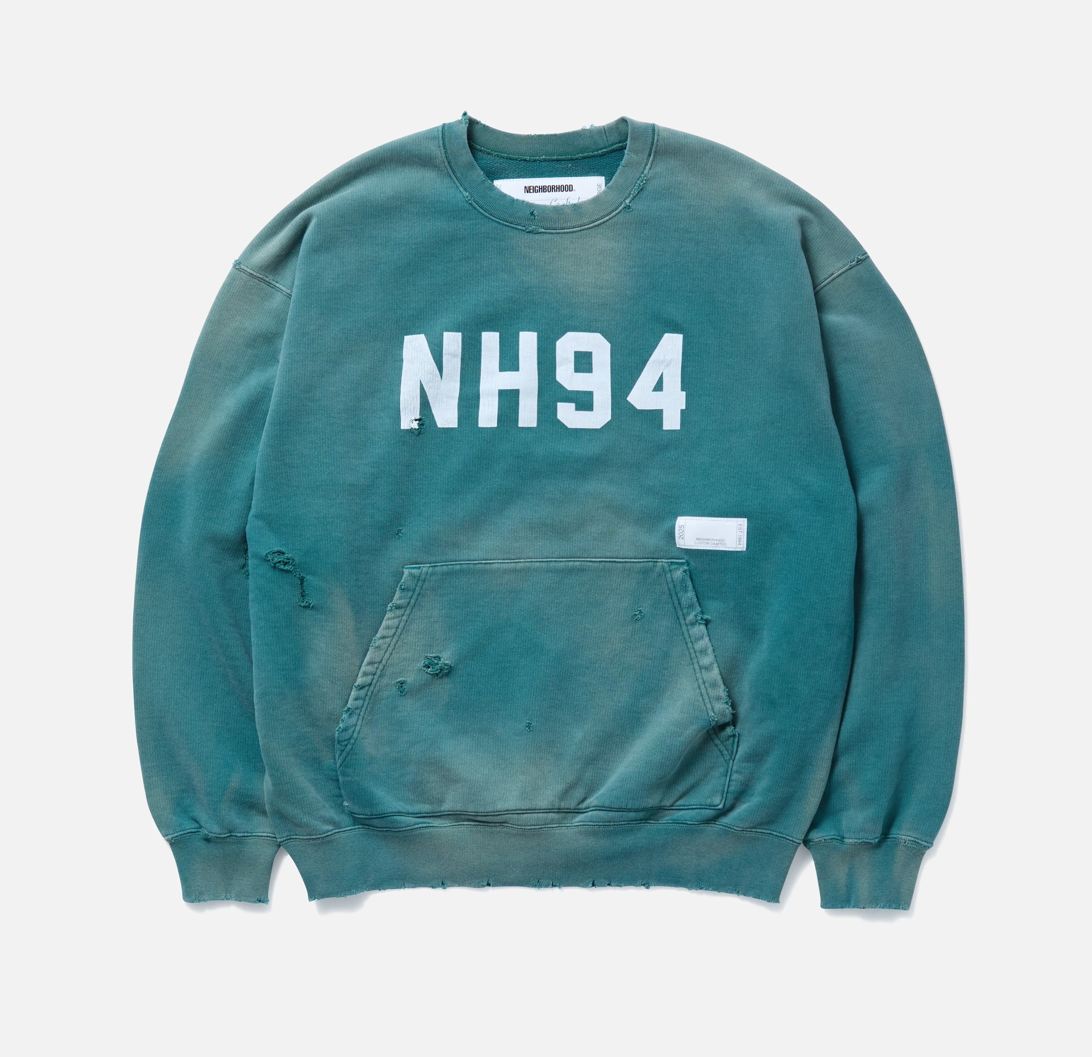 NEIGHBORHOOD 2025 S/S SAVAGE SWEATSHIRT LS - GREEN PRE ORDER ITEM (預訂中)