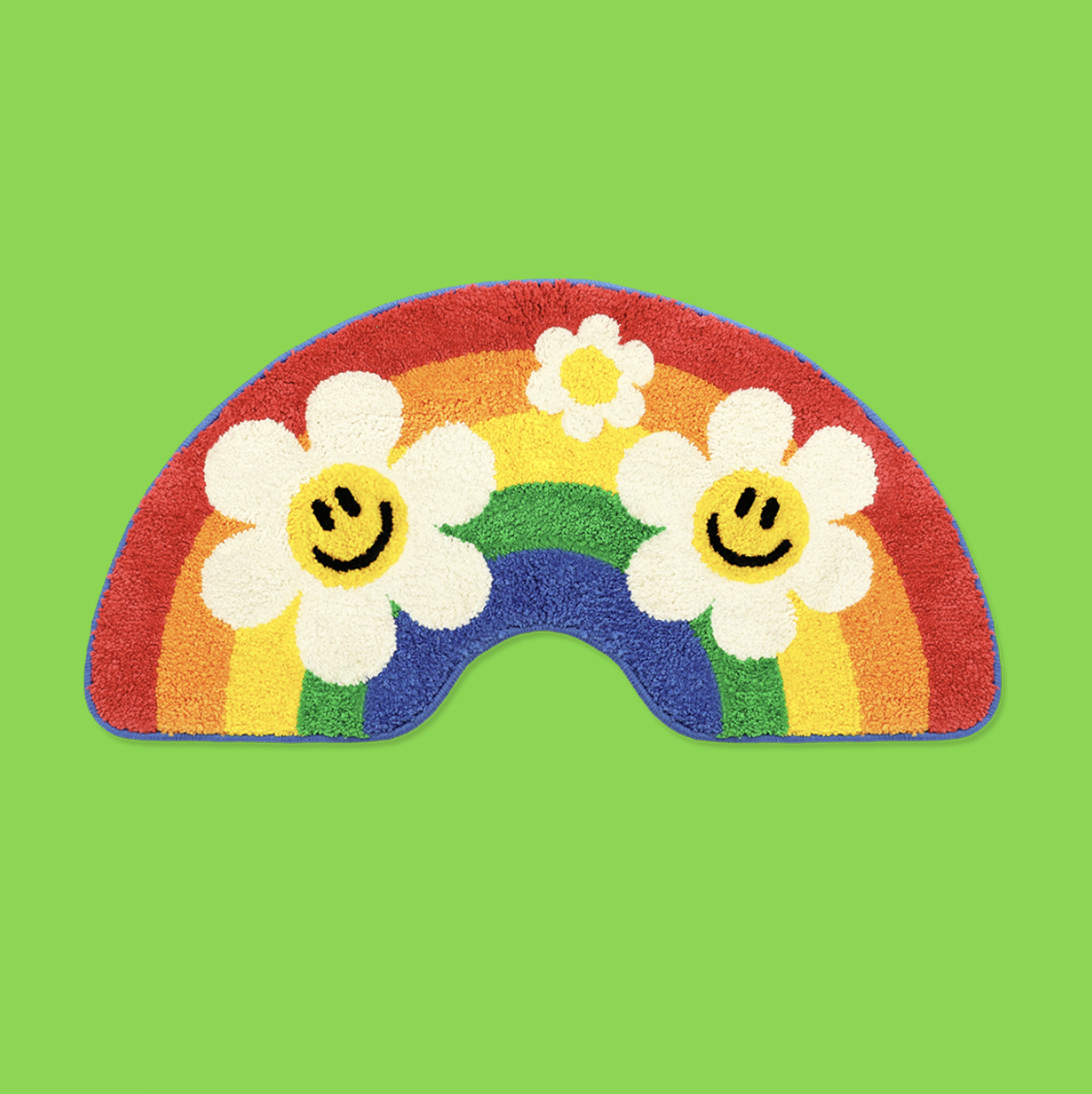 Wiggle Wiggle Floor Mat - Smile Rainbow