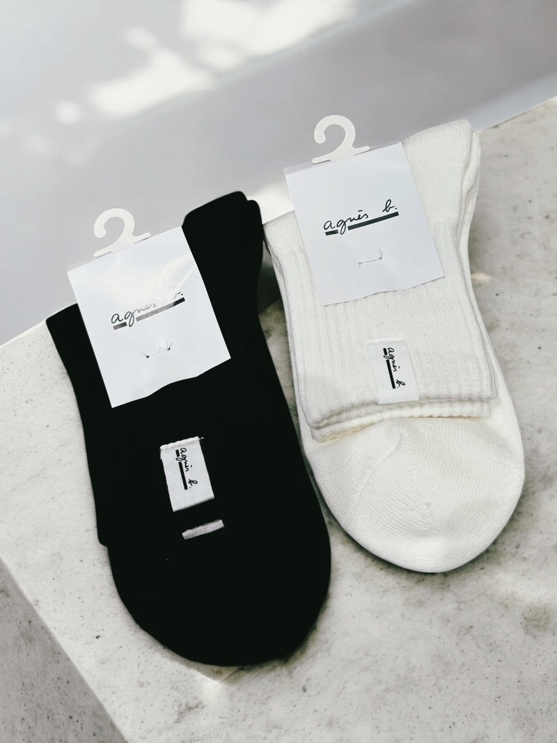 |🇯🇵日本連線| Agnes b. / 🪐Vivienne Westwood 刺繡/織標 Logo 長襪 中筒襪