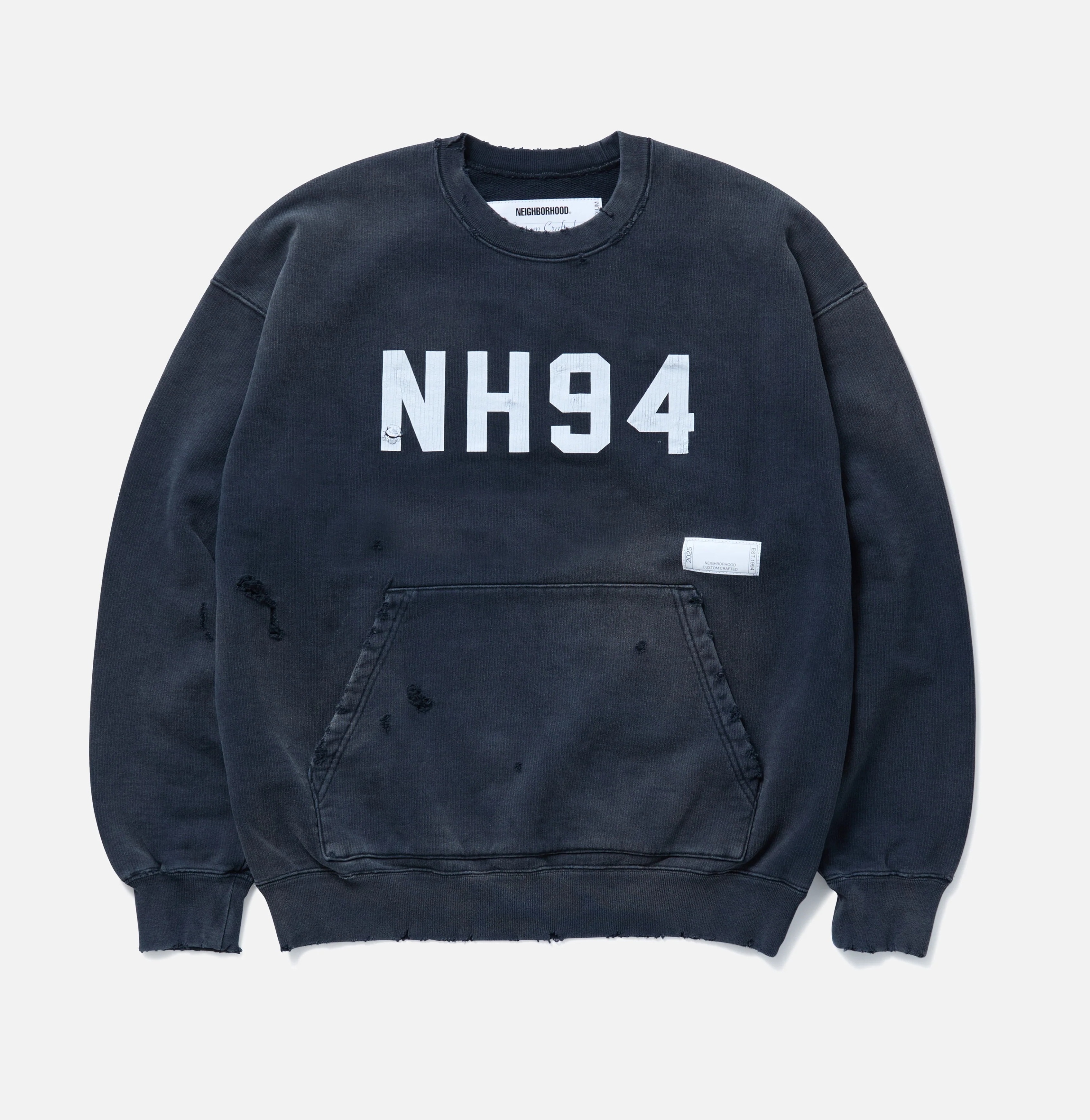 NEIGHBORHOOD 2025 S/S SAVAGE SWEATSHIRT LS - BLACK PRE ORDER ITEM (預訂中)