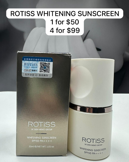 4 ROTISS WHITENING SUNSCREEN