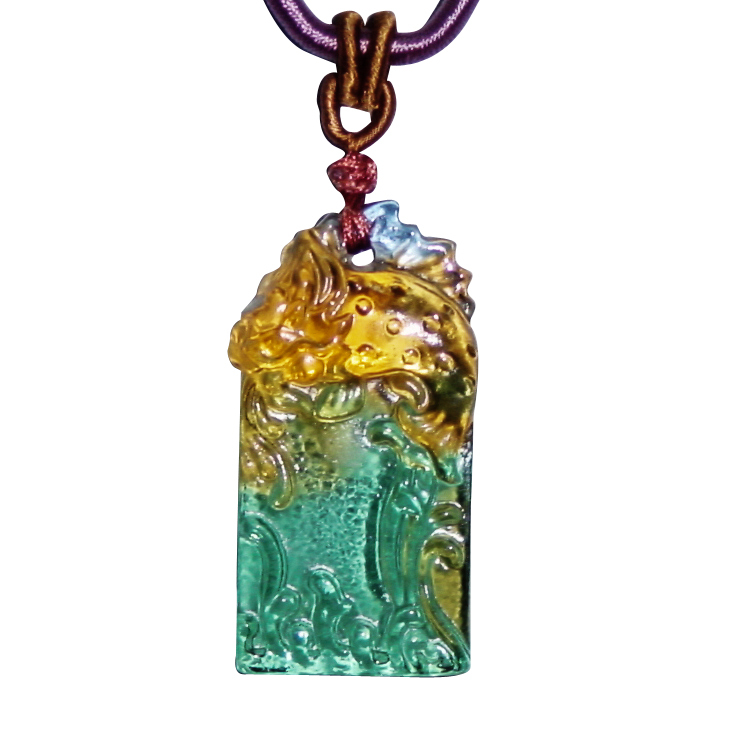 魚躍龍門項鍊 勇往直前開創成功之路