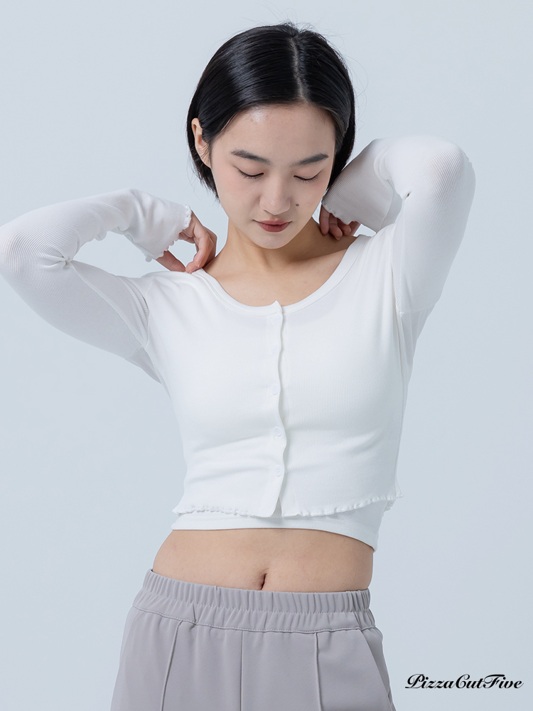 [SALE]下擺荷葉邊上衣/外套 PizzaCutFive PCF251415001