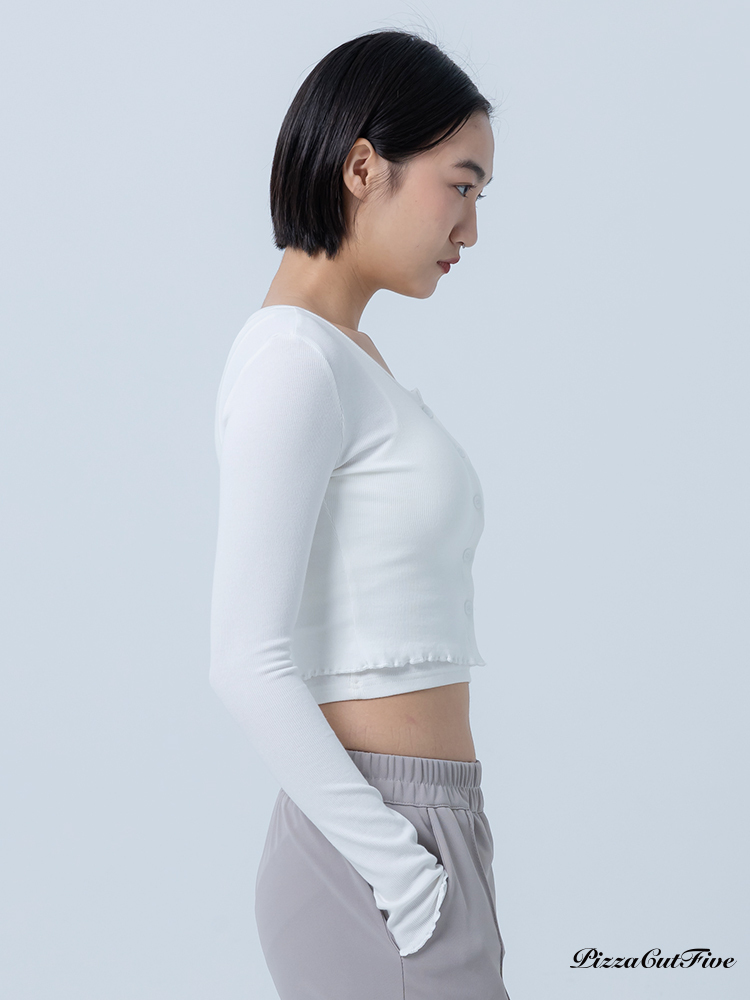 [SALE]下擺荷葉邊上衣/外套 PizzaCutFive PCF251415001